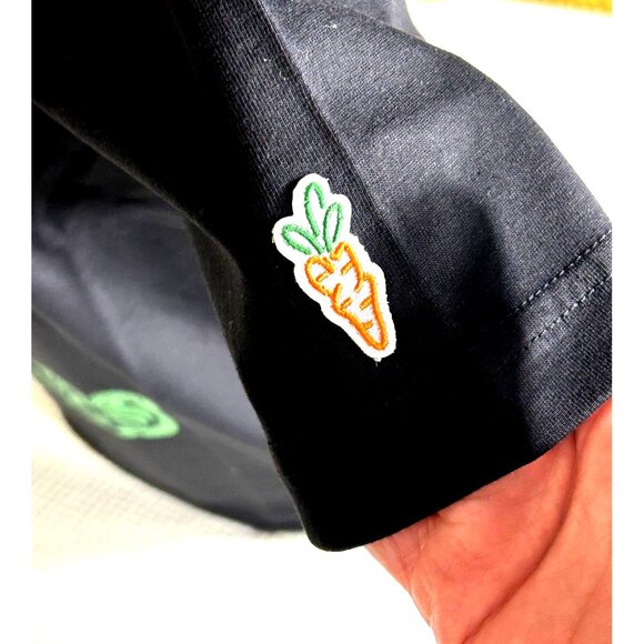 "Carrot" by Anwar Carrot Brand,  Black Short Sleeve T-Shirt, Size Medium, NWT - Picture 3 of 3